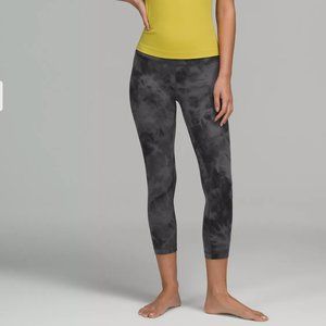Tye Dye Marble Lululemon Align High-Rise Crop 23" | 6